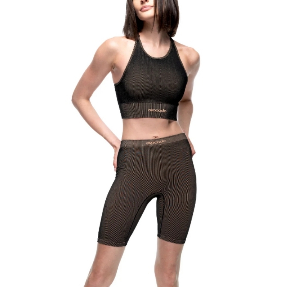 Avocado Workout Set Sports Bra & Shorts